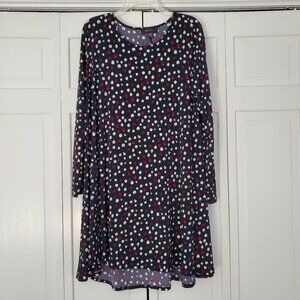Karen Kane 3/4 Sleeve Polka Dot Tunic Dress XL
